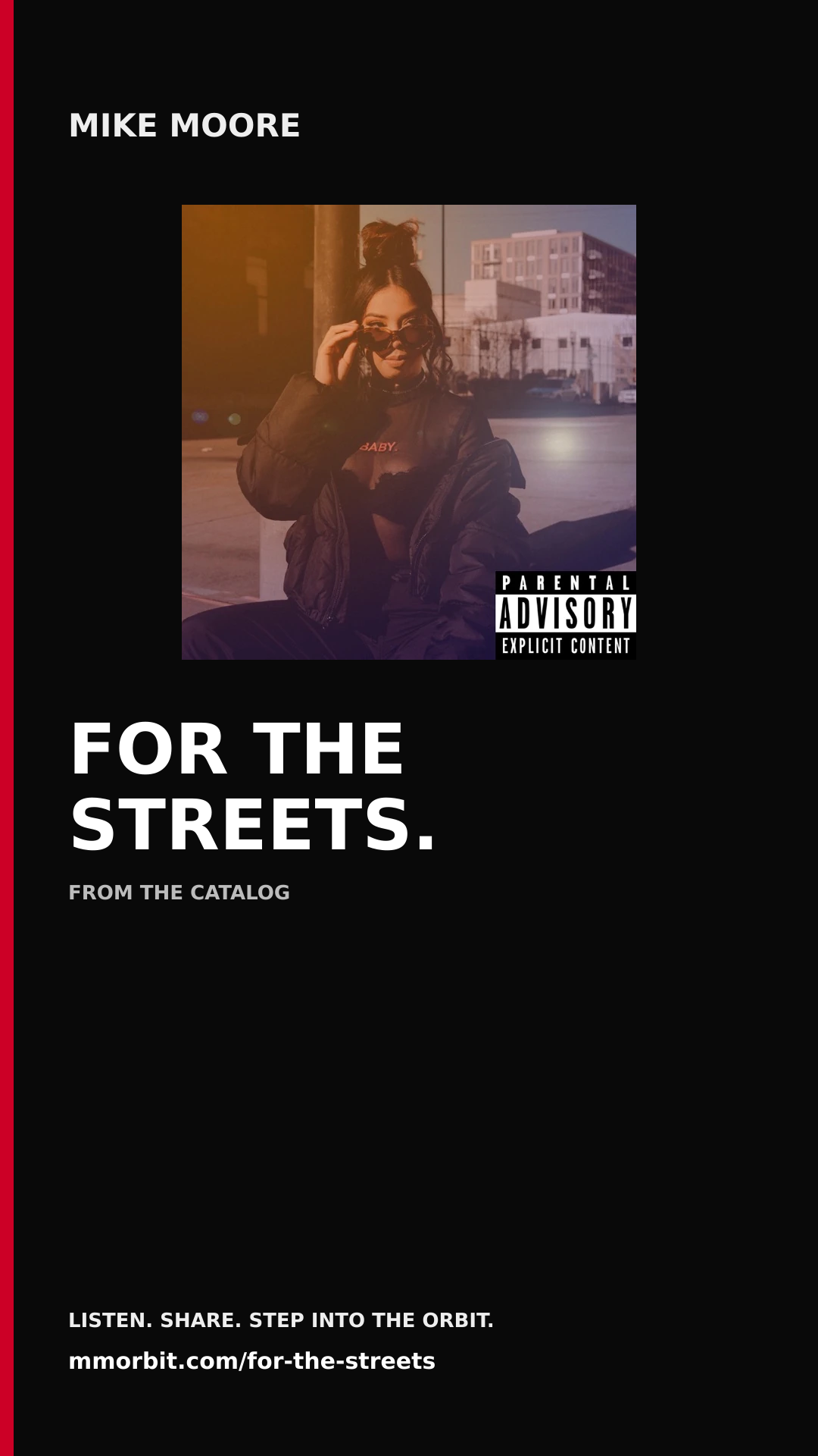 Mike Moore For the Streets story graphic